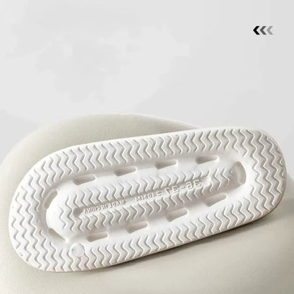 Cute Couple Pillow Slippers Female Summer Wear 2024 New Bathroom Bath Non-Slip Indoor Home Eva Thick Bottom Sandals